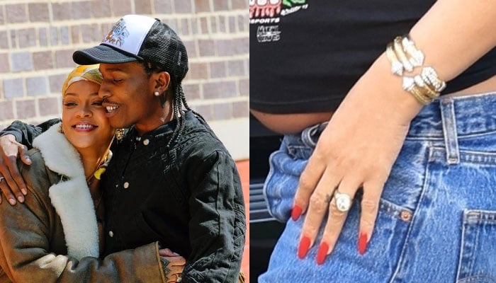 Rihanna ENGAGED? Singer flaunts mysterious ring ahead of welcoming baby