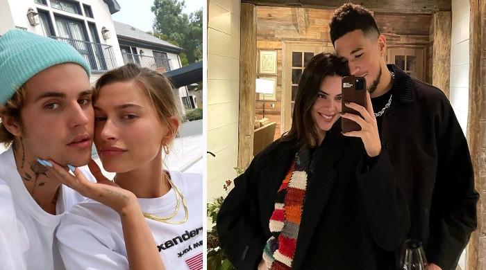 Justin & Hailey Bieber enjoy date night out with Kendall Jenner & Devin ...