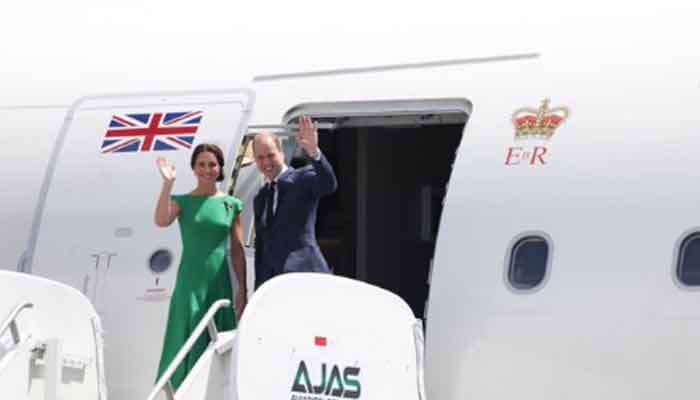 Kate Middleton wears Queen Elizabeths brooch as she leaves Jamaica