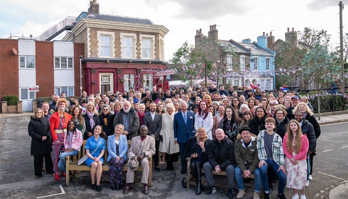 Prince Charles, Camilla pay special visit to sets of EastEnders