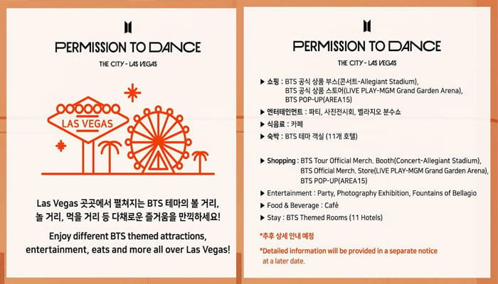 BTS Take Over Las Vegas For Their 'Permission to Dance The City