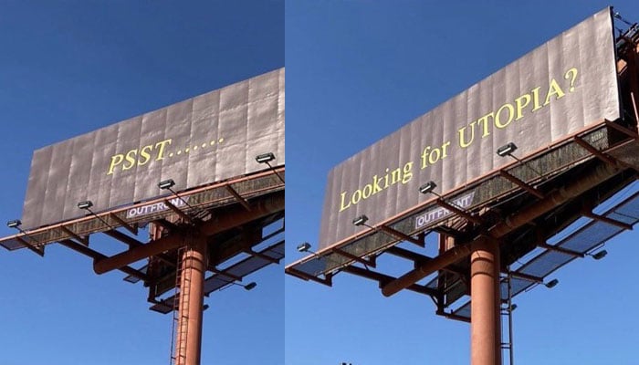 Travis Scott Utopia Billboards Appear in California