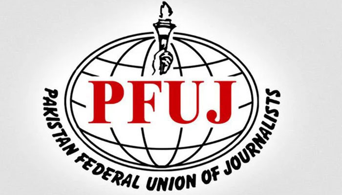 A logo of Pakistan Federal Union of Journalists. — Facebook