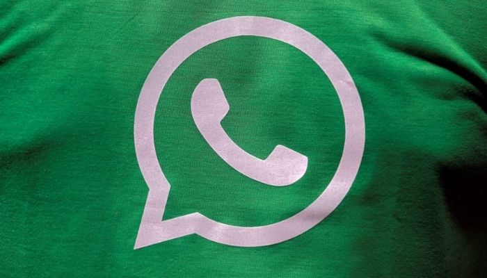 A logo of WhatsApp is pictured on a T-shirt worn by a WhatsApp-Reliance Jio representative during a drive by the two companies to educate users, on the outskirts of Kolkata, India, on October 9, 2018. — Reuters