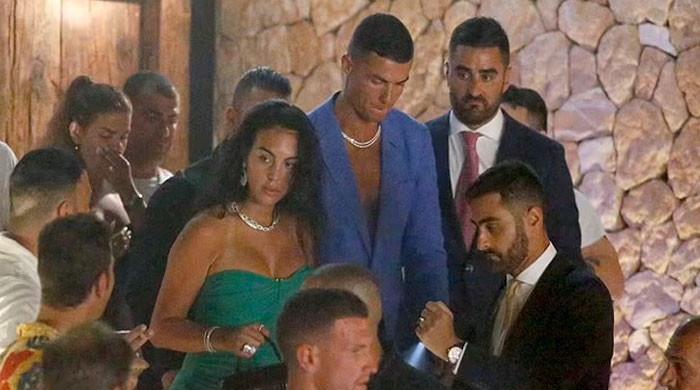 Cristiano Ronaldo's Night-Out Style Is Very Sparkly