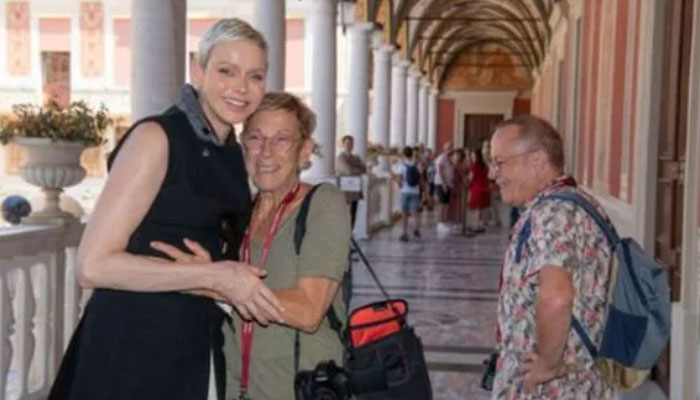 Princess Charlene surprises tourists with unexpected arrival at Monaco Palace