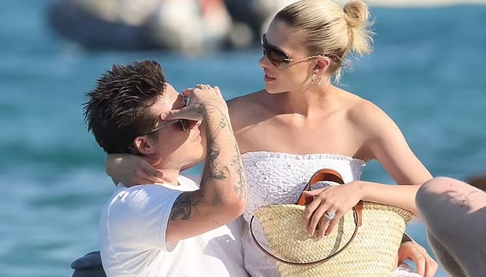 Brooklyn Beckham and Nicola Peltz Wear Matching White Looks in Saint-Tropez