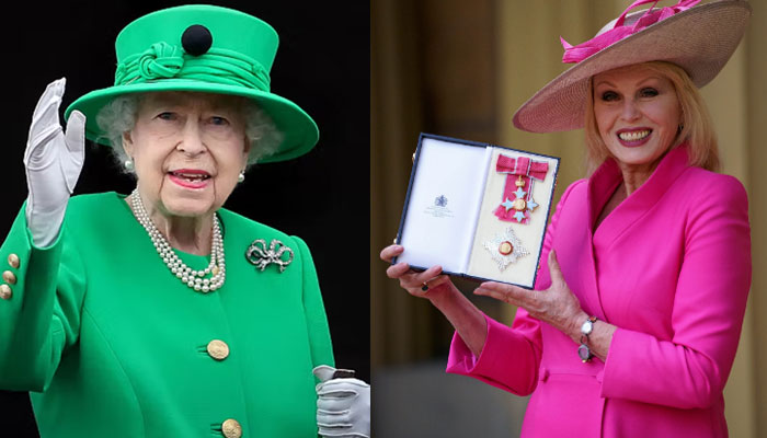 Queen Elizabeth congratulates Joanna Lumley for Damehood