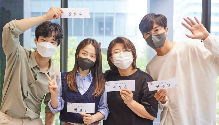 Netflix Korea shared a photo of the cast of new drama Daily Dose of Sunshine on Instagram