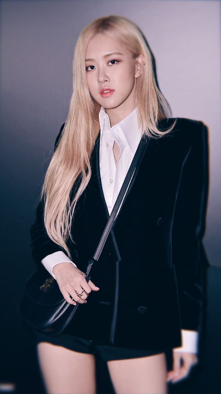 BLACKPINKs Rose Park at Saint Laurent Show