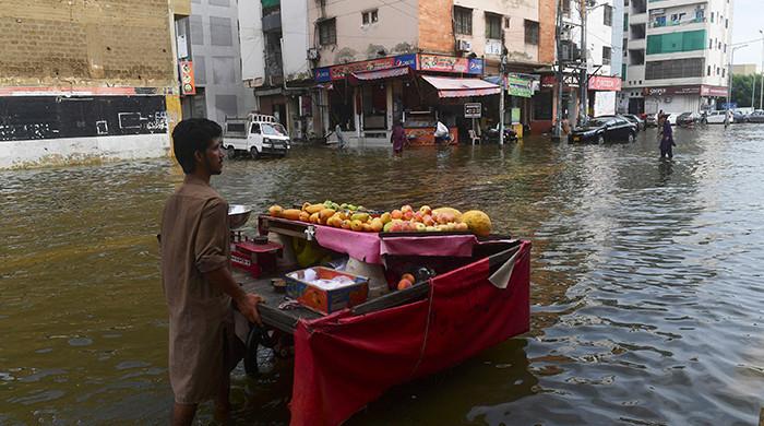 Fresh rain spell hits parts of Karachi as govt imposes monsoon emergency