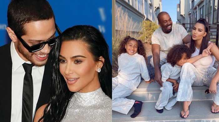 Kanye West and children happy over Kim Kardashian and Pete Davidson's ...