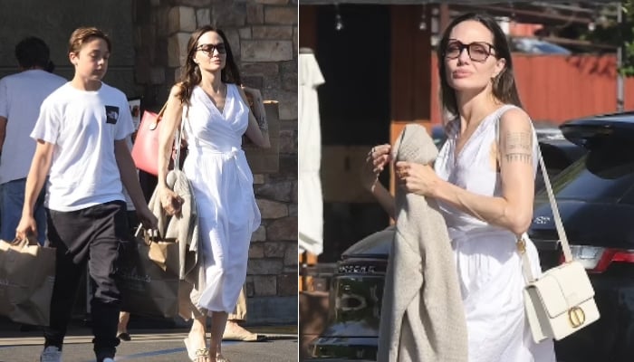 Angelina Jolie & Son Knox Go Christmas Shopping: Photos – Hollywood Life