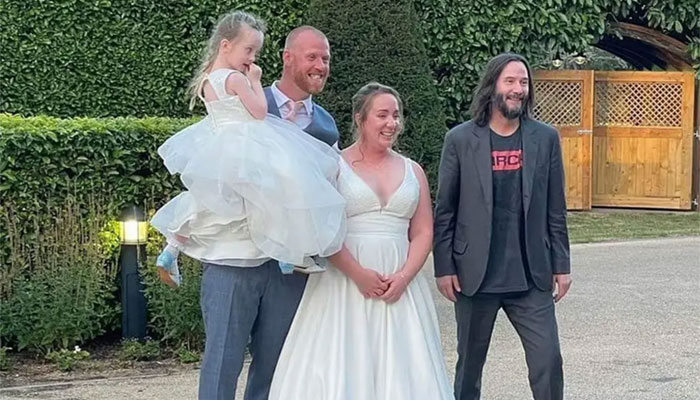 Keanu Reeves makes British couple’s wedding ‘out of this world’: Here’s how