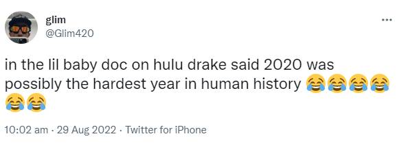 Drake faces backlash after he called 2020 the ‘hardest year’ in human history