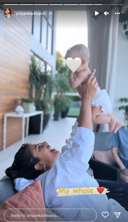 Priyanka Chopra is all hearts for her daughter Malti Marie in rare photo