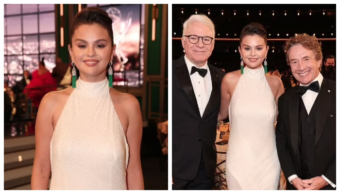 Emmy Awards: Selena Gomez drops jaws in gorgeous white halter dress