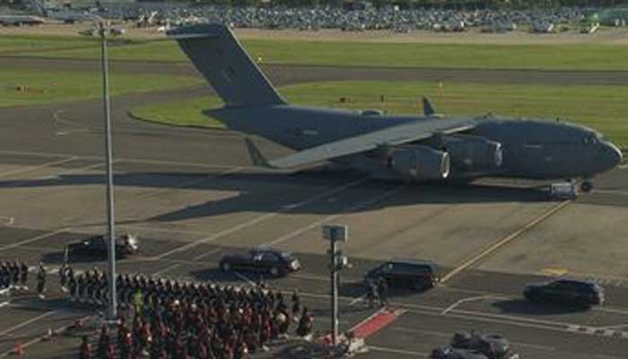 The C-17 Globemaster carrying Queens coffin to London was ‘used in Afghanistan and Ukraine’