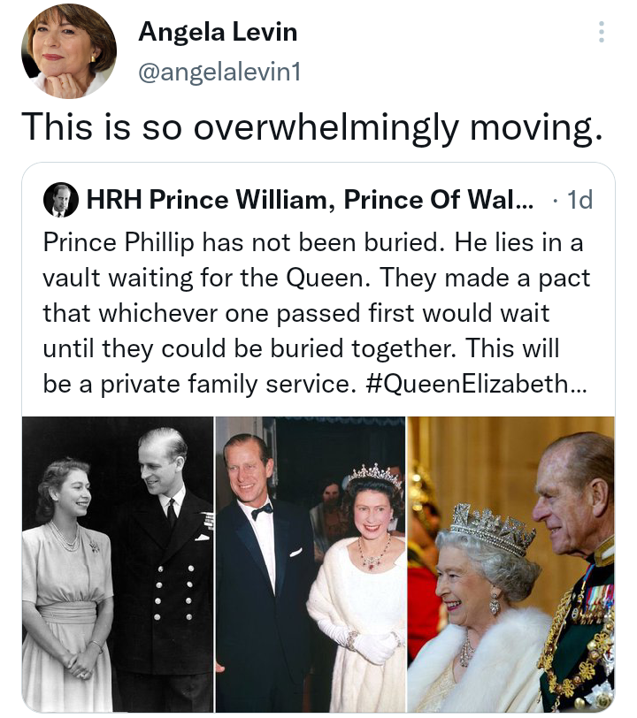 Expert believes Prince Philip was not burried, he still lies in a vault waiting for Queen