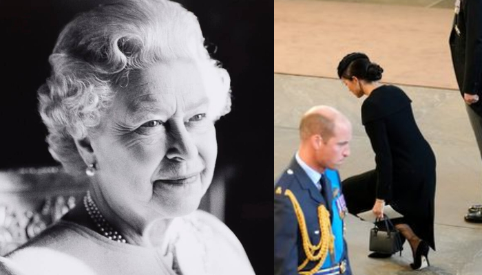 Meghan Markle does a ‘deep curtsy’ to Queen Elizabeth’s coffin as respect