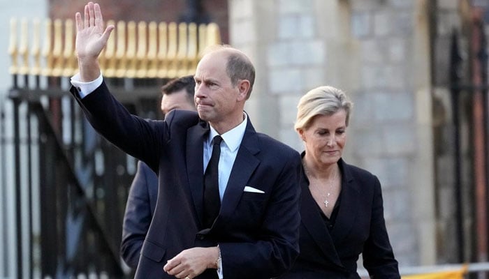 Prince Edward and Sophie Wessex break down into tears at Queen’s funeral service