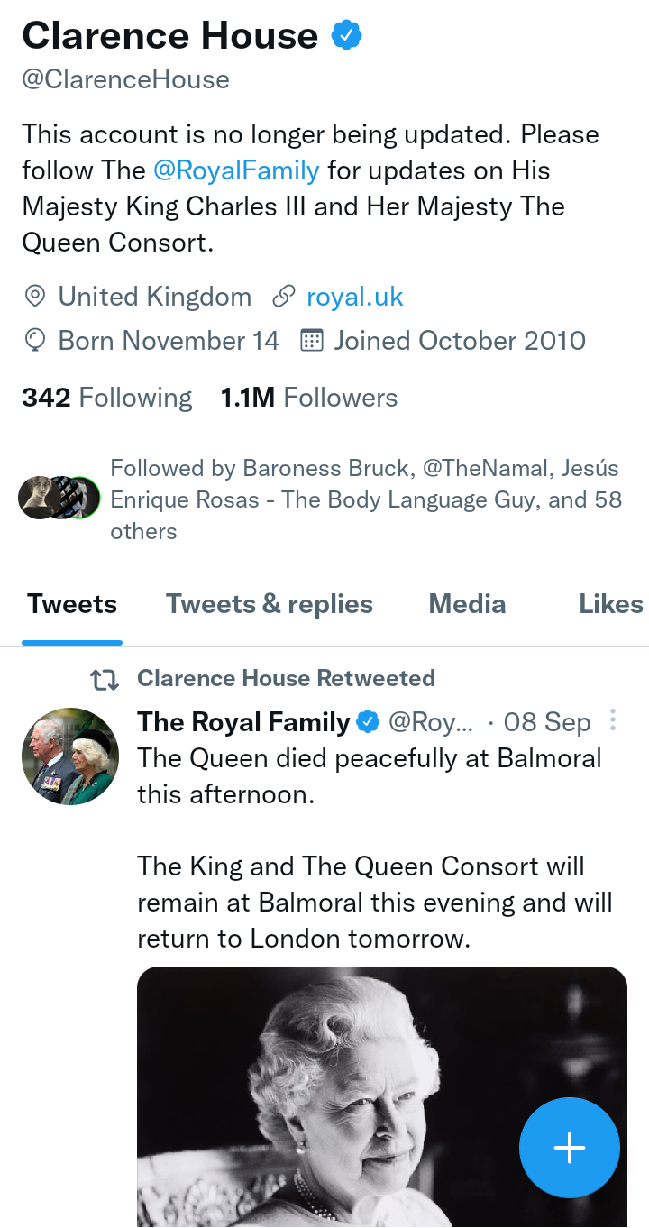 Important update shared on King Charles and Camillas Clarence House social media accounts