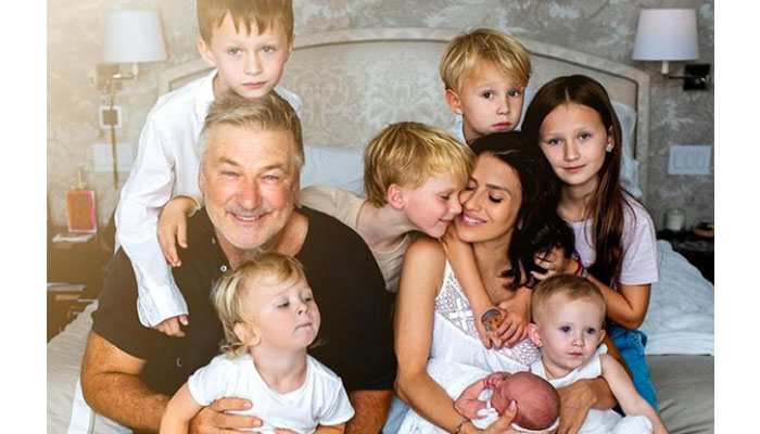 Hilaria Baldwin, Alec Baldwin introduce baby no 7 in adorable family photo