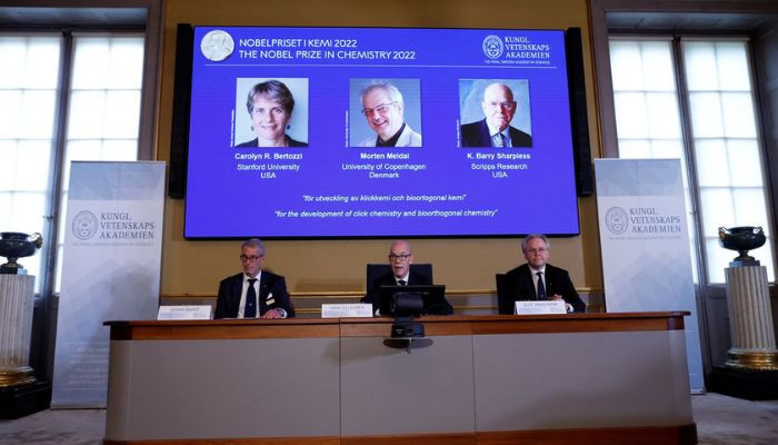 Nobel prize goes to pioneers of molecule-building 'click chemistry'