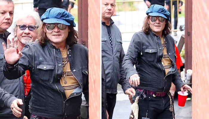 Johnny Depp parties like a rockstar ahead of music concert in New York