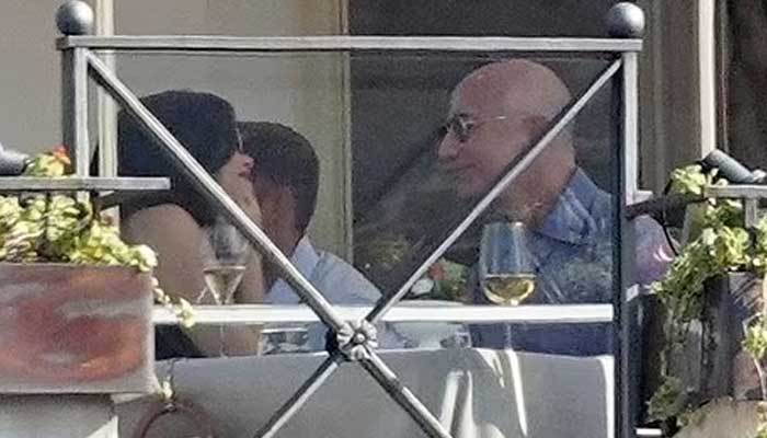 Jeff Bezos, Lauren Sanchez seen getting cozy on romantic lunch date in Italy