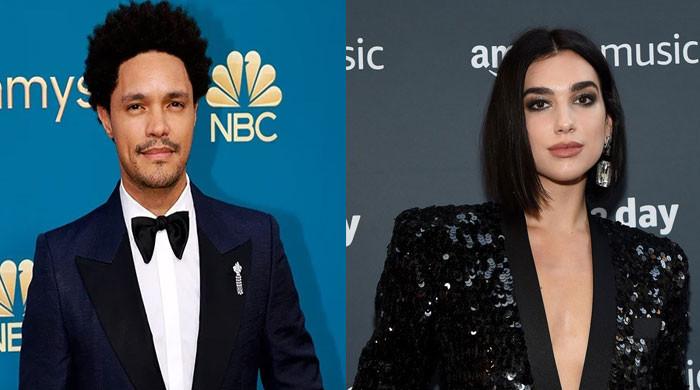 Trevor Noah reflects back at when he first saw Dua Lipa