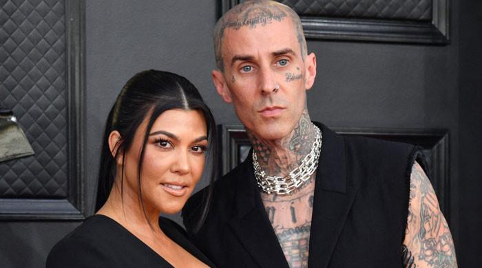 Kourtney Kardashian, Travis Barker blasted for their Halloween party