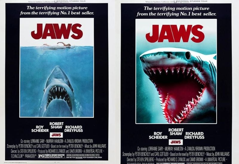 Movie that gave many galeophobia, a fear of sharks.— Universal, Evoluted