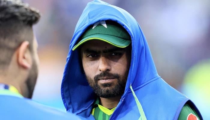 Pakistan´s Captain Babar Azam looks on after the ICC men´s Twenty20 World Cup 2022 cricket match between Pakistan and Netherlands at the Perth Stadium on October 30, 2022 in Perth. — AFP