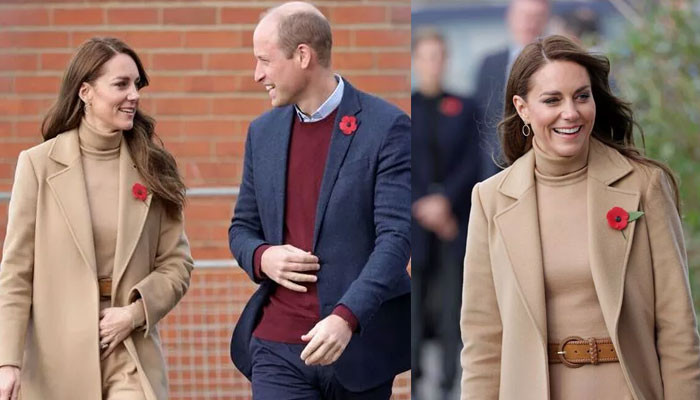 Kate Middleton looks gorgeous as she accompanies Prince William to