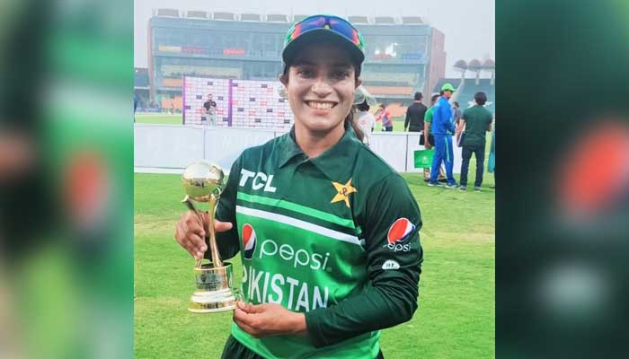 Pakistan cricketer Sidra Amin. — PCB/Twitter/@TheRealPCB