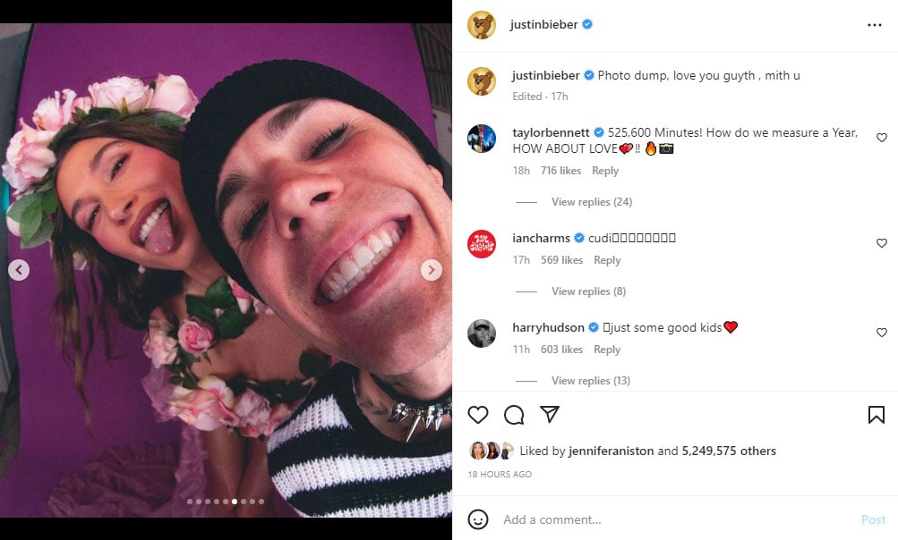 Justin Bieber shares adorable snaps with Hailey Bieber, leaves net  successful  awe