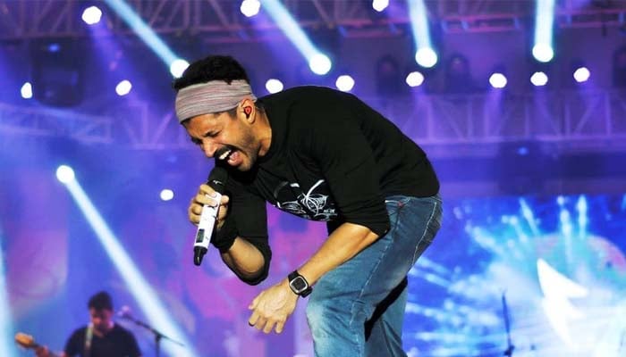 Farhan Akhtar performed at Independence Rock Fest in Mumbai