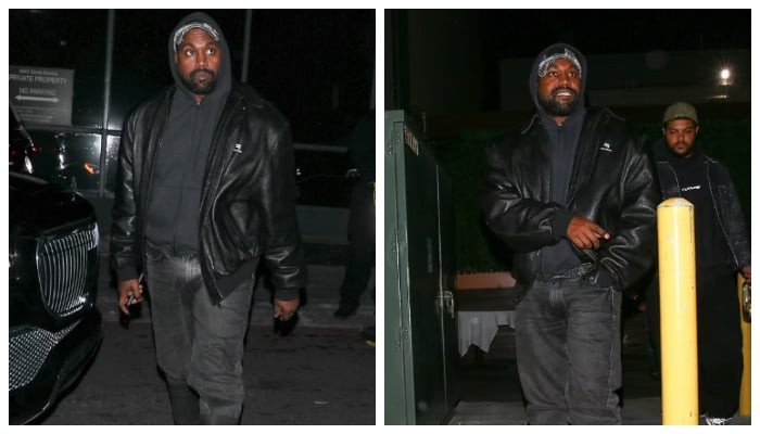 Kanye West steps outside in style amid anti-semitic rants