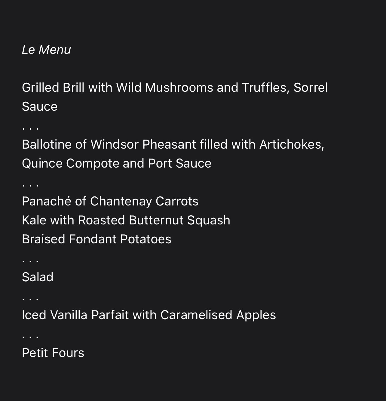 King Charles first State Banquet menu revealed