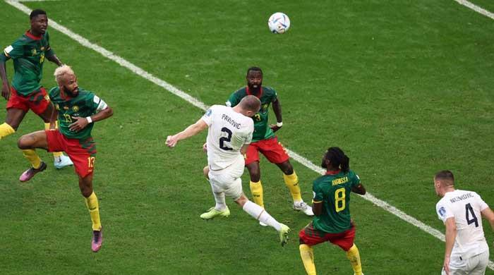 Cameroon scores back-to-back goals to tie Serbia 3-3