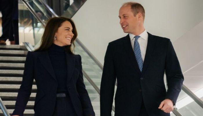 Prince William and Kate Middleton flying into a perfect storm