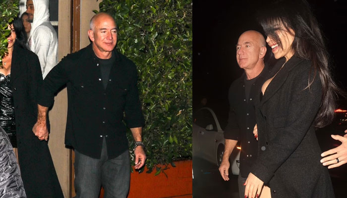 Jeff Bezos arrives at LA restaurant with girlfriend Lauren Sanchez