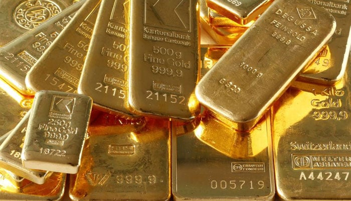 Gold bars from the vault of a bank are seen in this illustration picture taken in Zurich November 20, 2014. — Reuters/File