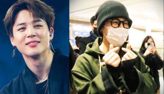 BTS Jimin earns praise for his handling of crowd surge at the airport ...