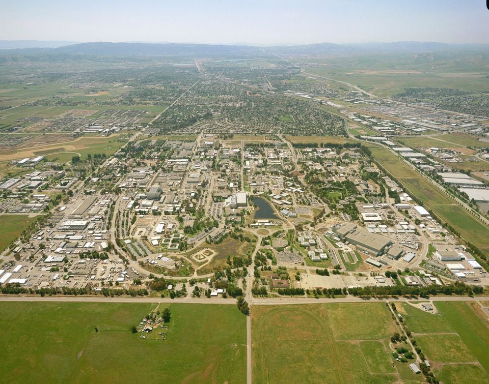 An aerial photo shows Lawrence Livermore National Laboratory in Livermore, California, U.S. on July 5, 2011.— Reuters