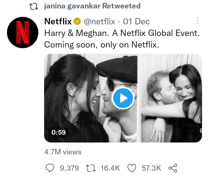 American actress promotes Meghan and Harrys Netflix documentary