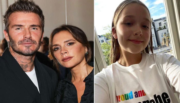 Victoria Beckham reveals Harper feels it is 'uncool' to be David ...