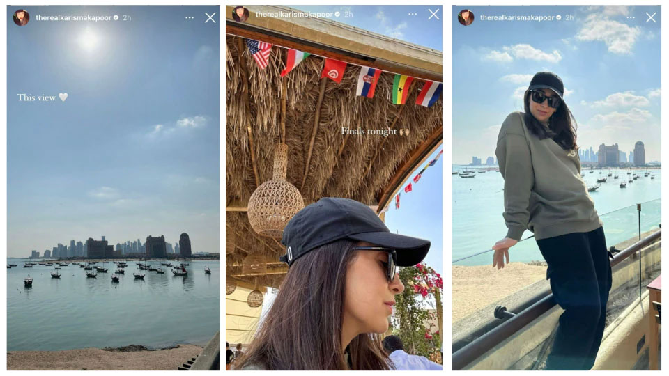 Karisma Kapoor shares pictures ahead of FIFA World Cup Final