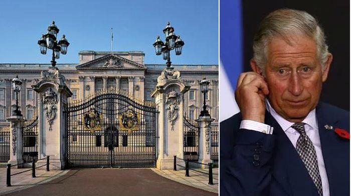 Photos: Man sets fire to Buckingham Palace gate